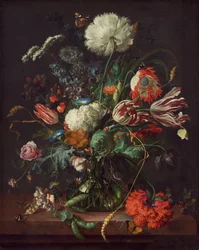 Vase med blomster