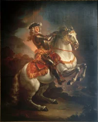 Rytterportræt af kurfyrsten Johann Wilhelm von Pfalz-Neuburg