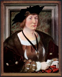 Portræt af Hendrik III, greve af Nassau-Breda, c1516-1517, 1927