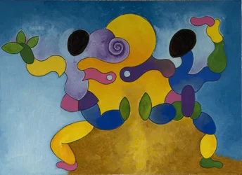Parringsdans, 2007 (olie på lærred)