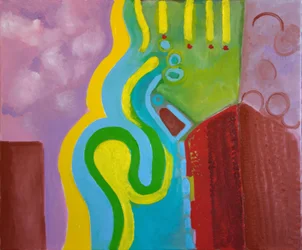 Tenderness of a Lightning, 2009 (olie på lærred)
