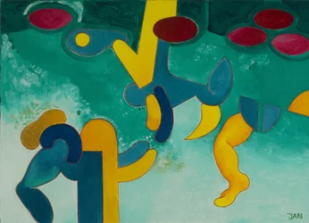 Under Water, 2009 (olie på lærred)