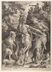 Minerva bevæbner Perseus