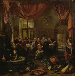 Kristus i Marthas og Marias hus, ca. 1655