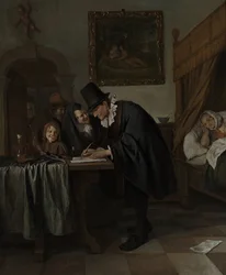 Lægebesøget, ca 1665