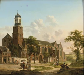 Byboere nær Nicolaikerk, Utrecht