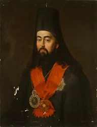 Portræt af ærkebiskop Pavel Ponomarev af Rostov og Yaroslavl 1745-1806, 1836