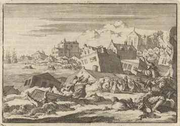 Jamaica jordskælv ødelægger byen Port Royal, 1692