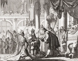 Kroningen af kong Vilhelm 3. og dronning Maria 2., 11. april