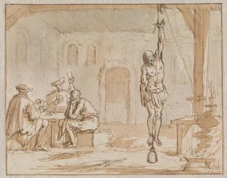Skomageren Geleyn tortureres i Breda i 1572