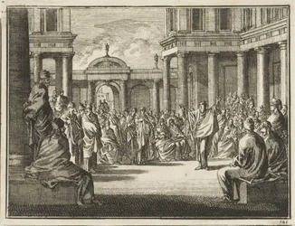 Paulus foran medlemmerne af Areopagos i Athen