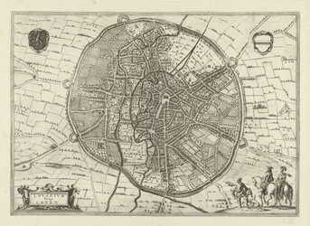Plan af Leuven, 1581