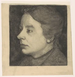 Portræt af Anne Mankes-Zernike