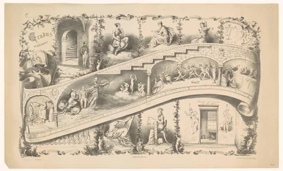 Præsentation af en Leiden-students karriere, 1871 Gradus Academici (titel på objekt)