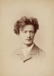 Portræt af komponisten Ignacy Jan Paderewski 1860-1941, ca. 1883.