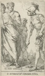 Popilius Laenas tegner en cirkel L
