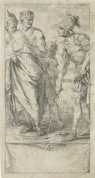 Popilius Laenas tegner en cirkel