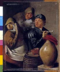 Tavern Scene, Lugtesansen