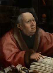 Detalje af Death and the Miser, ca. 1515-21 (olie på panel)