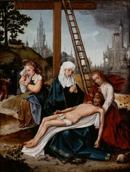 Klagesang, ca. 1510-15 (olie på panel)