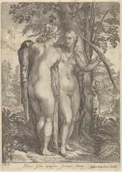 Diana og en nymfe foran et træ Diana og hendes nymfer (serietitel)