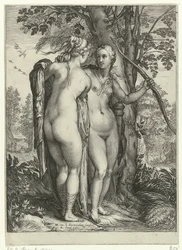Diana og en nymfe foran et træ Diana og hendes nymfer (serietitel)