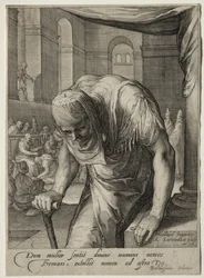 Heltinder i Det Nye Testamente: Den forkrøblede kvinde helbredt af Kristus.