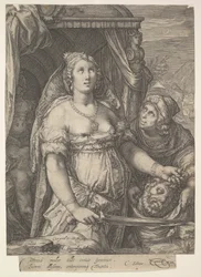 Judith og lederen af Holofernes, 15751607.