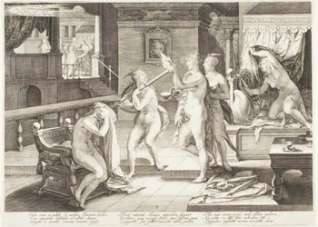 Tallerken tre, fra Five Wise and Five Foolish Virgins