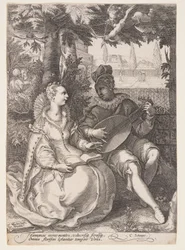 Spring (Music-Making Couple), fra De fire årstider