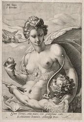 Venus og Amor, ca. 1595.