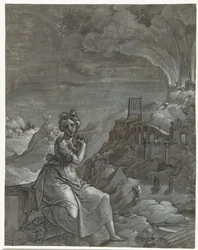 Cassandra sørger over ødelæggelsen af Troja, 1550-55