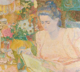 Portræt af Marie Jeanette de Lange. 1900
