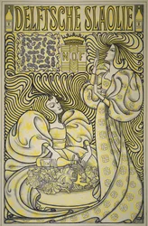 Plakat for Delft Salat Oil, 1894 (papir)