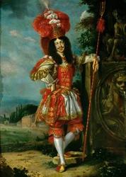 Kejser Leopold I 1640-1705 i teatralsk kostume, 1667