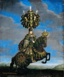 Gundakar, Prins Dietrichstein 1623-1690 i et kostume til en hesteballet, 1667