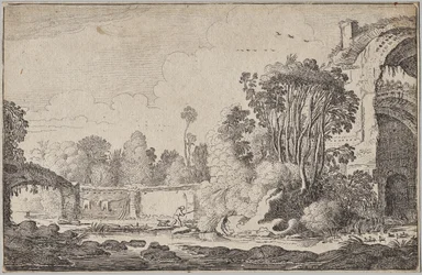 Landskaber, del III: Romerske ruiner i skovklædte omgivelser