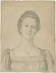 Portræt af Emilie van Kerckhoff
