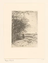 Kvinde i et landskab Kvinde på heden (original titel)