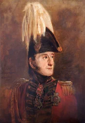 Portræt af general Lord Edward Somerset, britisk soldat, 1821