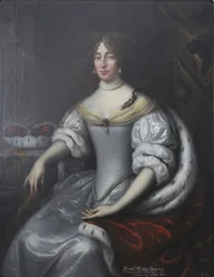 Portræt af Dorothea af Brandenburg, født von Schleswig-Holstein-Sonderburg-Glücksburg (1636-1689)