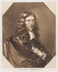 Portræt af Jan de Bisschop Portræt af biskoppen Johannes