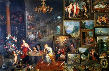Allegori over synet og lugtesansen, ca. 1590-1625