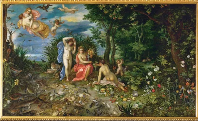 Ceres og de fire elementer (maleri på kobber)
