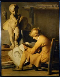 Jeune peintre - Ung maler ...