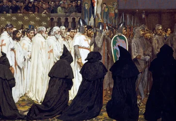Begravelsen af Karl den Gode, greve af Flandern, blev afholdt i Brugge den 22. april.