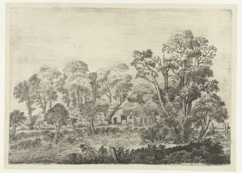 Landskab med en gård ved en dam Landskaber (serietitel)