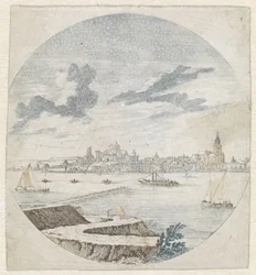 Udsigt over Nijmegen fra nord