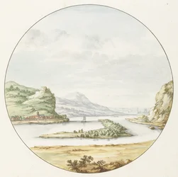 Udsigt over Rhinen ved Hammerstein