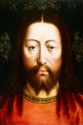 En Triptykon med Kristus som Salvator Mundi,